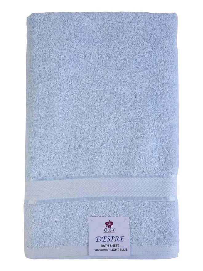 أوركيد منشفة استحمام كبيرة 89*178 سم أخضر مائي